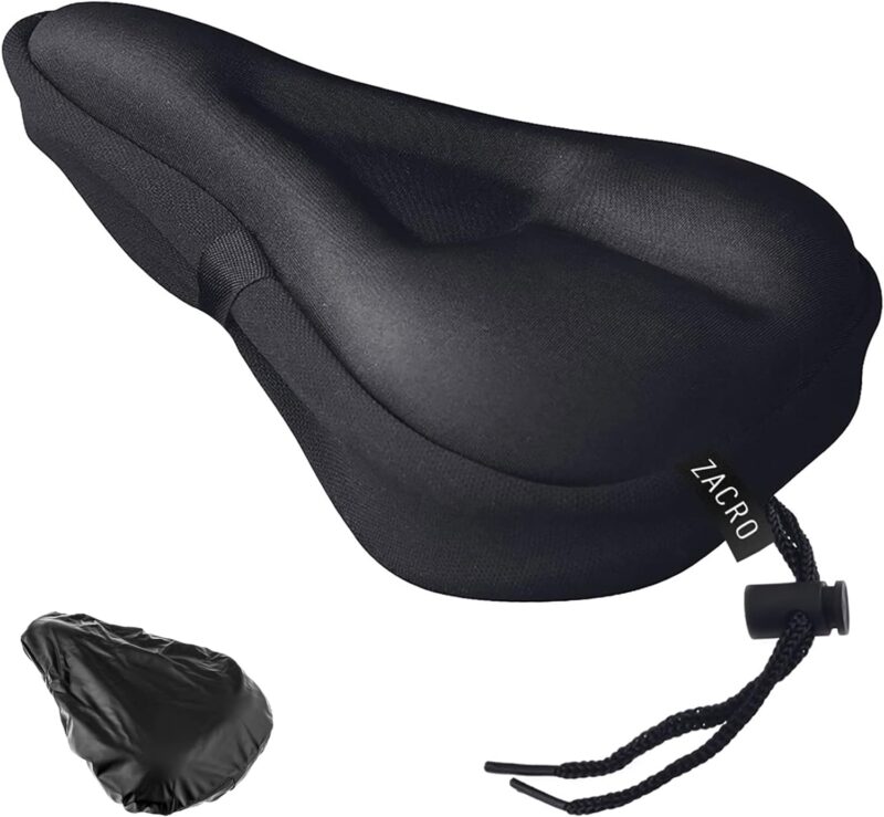 Added: Indoor Bikes Seat - Gel Padded Bike Seat Cover for Men & Women