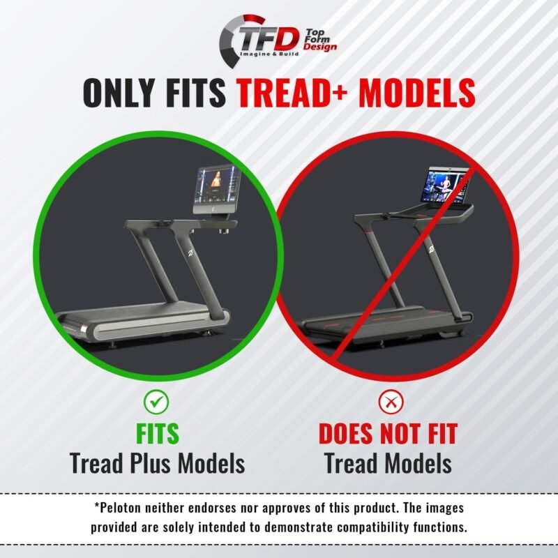 Peloton Tread PLUS ONLY Walking Desk Attachment Holder for Laptop, Tablet, Phone, & Book - Image 6