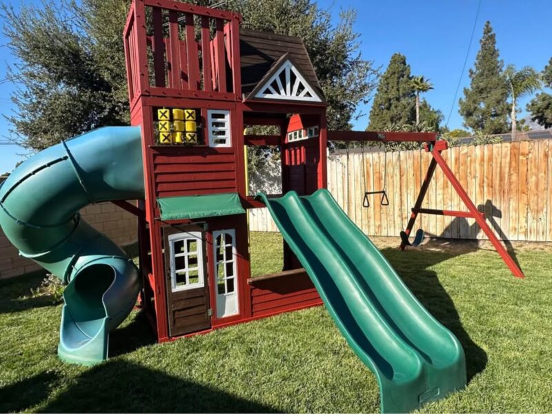 Moderately Used 2021 Swing Set, Large, Chino Hills