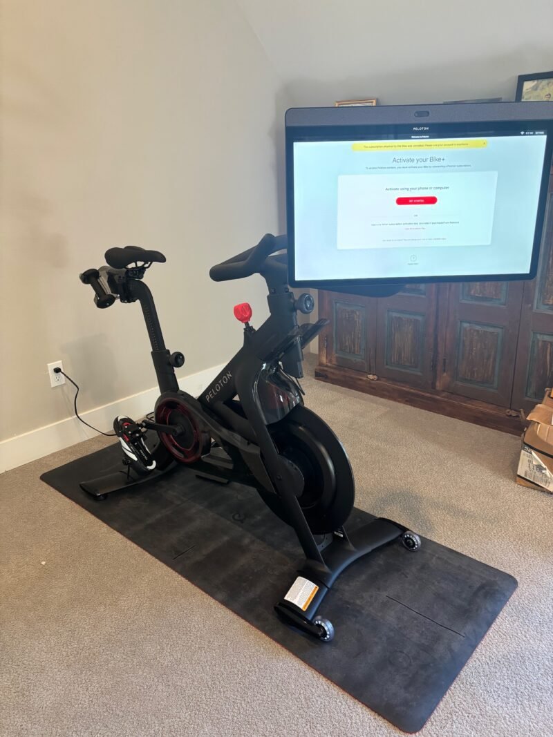 Near-New 2021 Peloton Bike Plus, 3 Rides, Issaquah - Image 3